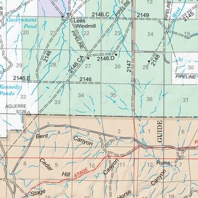 US Forest Service R2 Rocky Mountain Region Comanche National Grassland Visitor Map (West Half) digital map