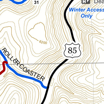 Eagle Cliff Georeferenced Topo Map Preview 3