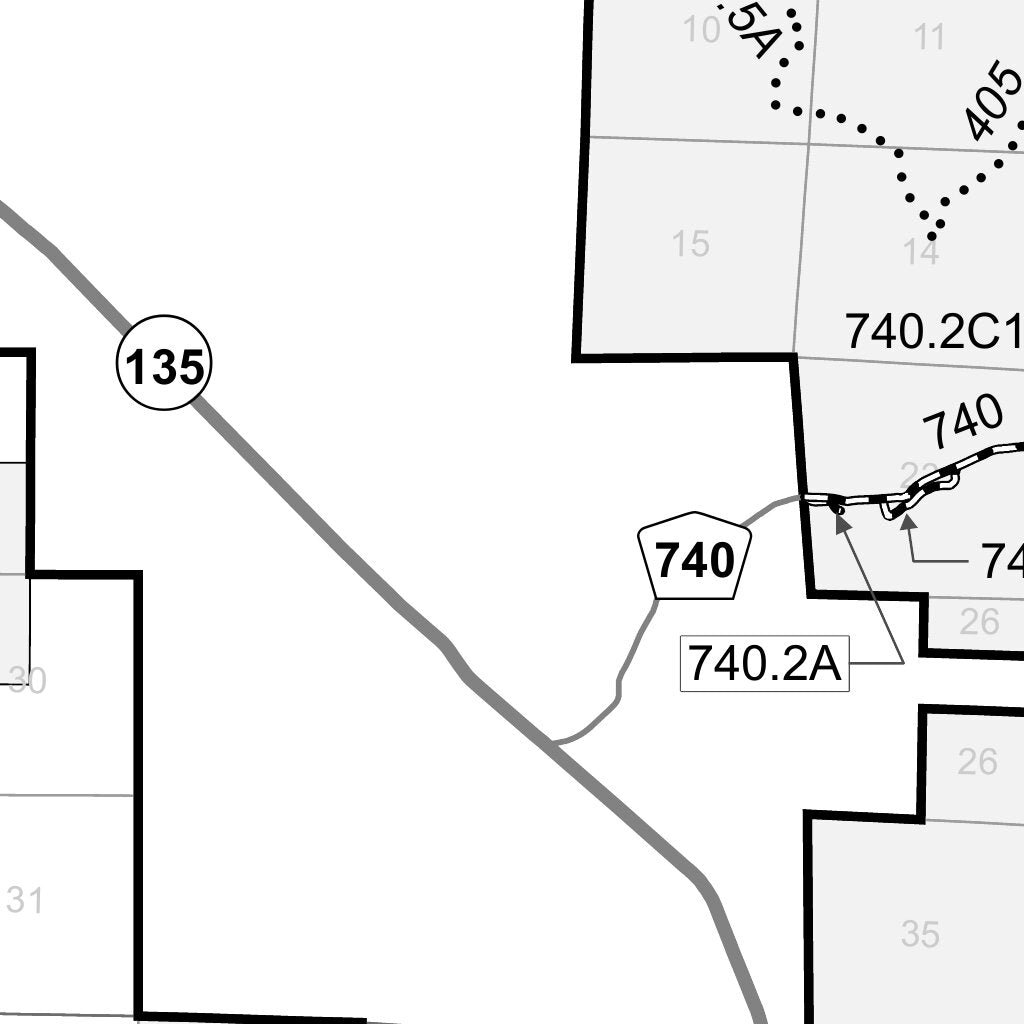 Gunnison NF - Gunnison Ranger District (North Half) - MVUM Map by US ...