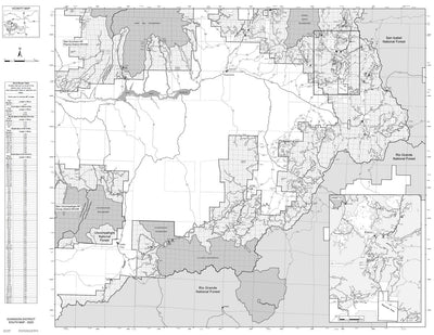 Gunnison NF - Gunnison Ranger District (South Half) MVUM Preview 1