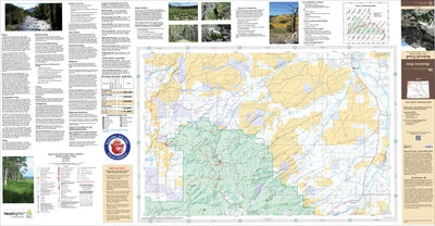 US Forest Service R2 Rocky Mountain Region Medicine Bow National Forest Visitor Map - Sierra Madre Range (North Half) digital map