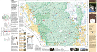 US Forest Service R2 Rocky Mountain Region Medicine Bow National Forest Visitor Map - Snowy Range (South Half) digital map