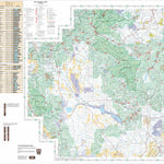 US Forest Service R2 Rocky Mountain Region Pike National Forest Visitor Map digital map