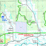 US Forest Service R2 Rocky Mountain Region Rio Grande National Forest Visitor Map - Divide Ranger District (East Half) digital map