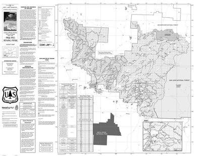 San Juan NF - Dolores Ranger District - MVUM Preview 1