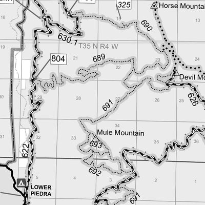San Juan NF - Pagosa Ranger District - MVUM Preview 3