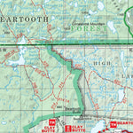 US Forest Service R2 Rocky Mountain Region Shoshone NF - North Half - Visitor Map - Map Bundle bundle