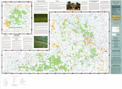 US Forest Service R2 Rocky Mountain Region Thunder Basin National Grassland Visitor Map (North Half) digital map