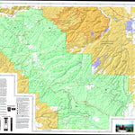 US Forest Service R2 Rocky Mountain Region Uncompahgre National Forest Visitor Map - Plateau Division (North Half) digital map