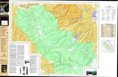 US Forest Service R2 Rocky Mountain Region Uncompahgre National Forest Visitor Map - Plateau Division (North Half) digital map
