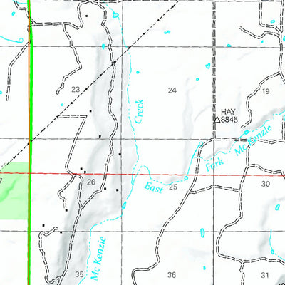 US Forest Service R2 Rocky Mountain Region Uncompahgre National Forest Visitor Map - Plateau Division (South Half) digital map