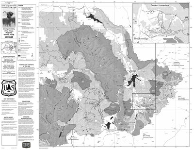 White River NF - Dillon Ranger District - Winter MVUM Preview 1