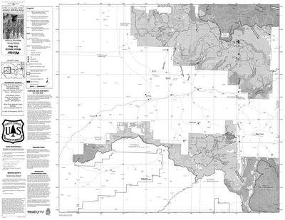 US Forest Service R2 Rocky Mountain Region White River NF - Winter MVUM - Map Bundle bundle