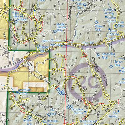Carson National Forest Visitor Map: Jicarilla Ranger District Preview 3