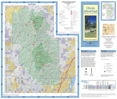 US Forest Service R3 Cibola National Forest, Magdalena Ranger District (South Half) digital map
