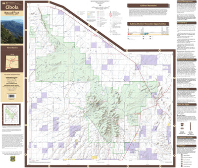 US Forest Service R3 Cibola National Forest - Mountainair Ranger District - Gallinas Mountains digital map