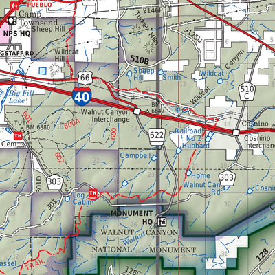 Coconino National Forest Visitor Map Preview 2
