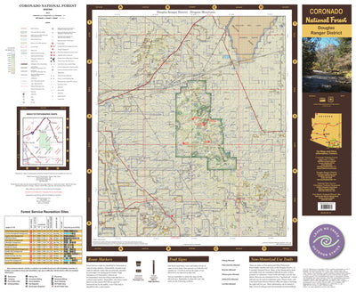 US Forest Service R3 Coronado National Forest, Douglas Ranger District (Dragoon Mountains) digital map