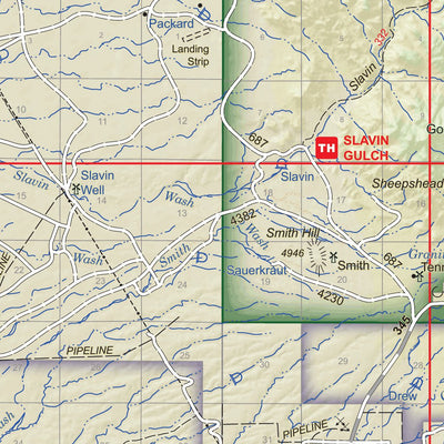 US Forest Service R3 Coronado National Forest, Douglas Ranger District (Dragoon Mountains) digital map