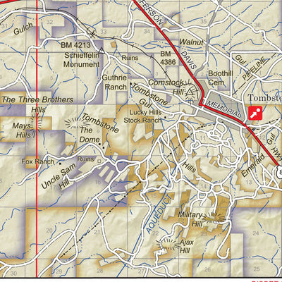 US Forest Service R3 Coronado National Forest, Douglas Ranger District (Dragoon Mountains) digital map