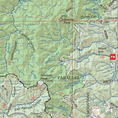 US Forest Service R3 Gila National Forest Visitor Map (South Half) digital map