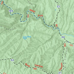 US Forest Service R3 Gila Wilderness Centennial Loop Trail Map - 63K digital map