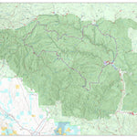 Gila Wilderness Centennial Loop Trail Map - 63K Preview 1