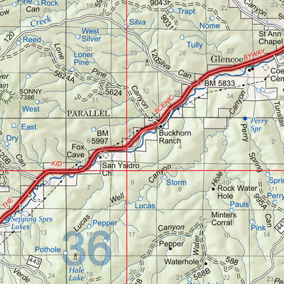 US Forest Service R3 Lincoln National Forest Visitor Map, Smokey Bear Ranger District digital map