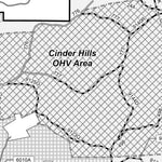 Motor Vehicle Use Map, Coconino National Forest (North) Preview 3
