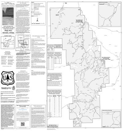 Motor Vehicle Use Map, Gila - Big Burro Mountains Silver City Ranger District Preview 1