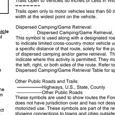Motor Vehicle Use Map, Gila - Big Burro Mountains Silver City Ranger District Preview 3