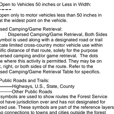 Motor Vehicle Use Map, Gila East Side - Black Range & Wilderness Ranger Districts (Front Side) Preview 3