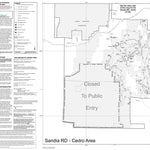 Motor Vehicle Use Map, Sandia Ranger District (South Half), Cibola National Forest Preview 1