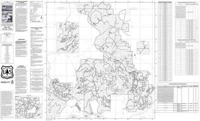Motor Vehicle Use Map, Tres Piedras, Canjilon, El Rito RD , Carson National Forest Preview 1