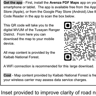 Motor Vehicle Use Map, Tusayan Ranger District, Kaibab National Forest Preview 3