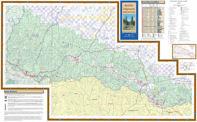 US Forest Service R3 Sitgreaves National Forest Visitor Map digital map