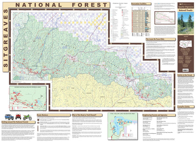 Sitgreaves National Forest Visitor Map Preview 1