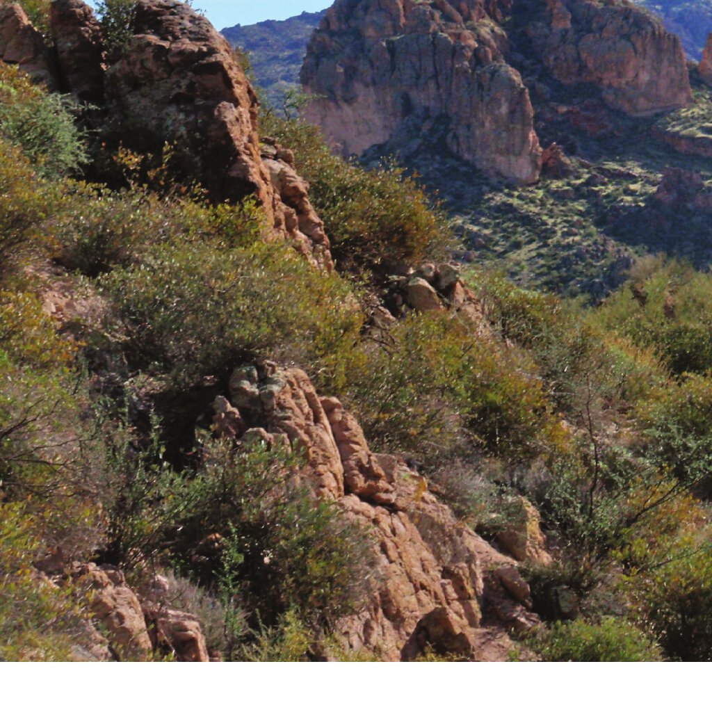 Superstition Wilderness Map Tonto National Forest by US Forest