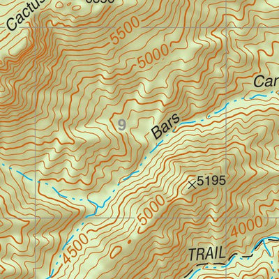 US Forest Service R3 Tonto National Forest Quadrangle: MAZATZAL PEAK digital map