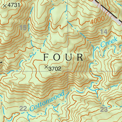 US Forest Service R3 Tonto National Forest Quadrangle: MINE MOUNTAIN digital map