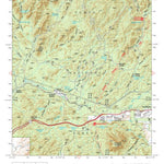 US Forest Service R3 Tonto National Forest Quadrangle: PICKETPOST MOUNTAIN digital map