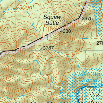 US Forest Service R3 Tonto National Forest Quadrangle: VERDE HOT SPRINGS digital map