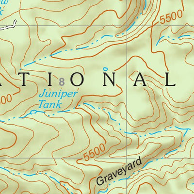 US Forest Service R3 Tonto National Forest Quadrangle: YOUNG digital map