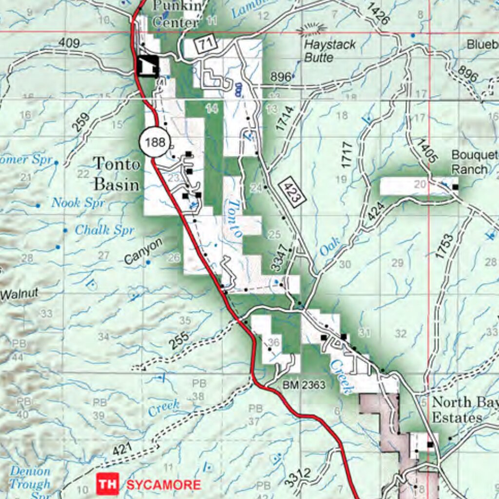 27 Tonto National Forest Map Online Map Around The World