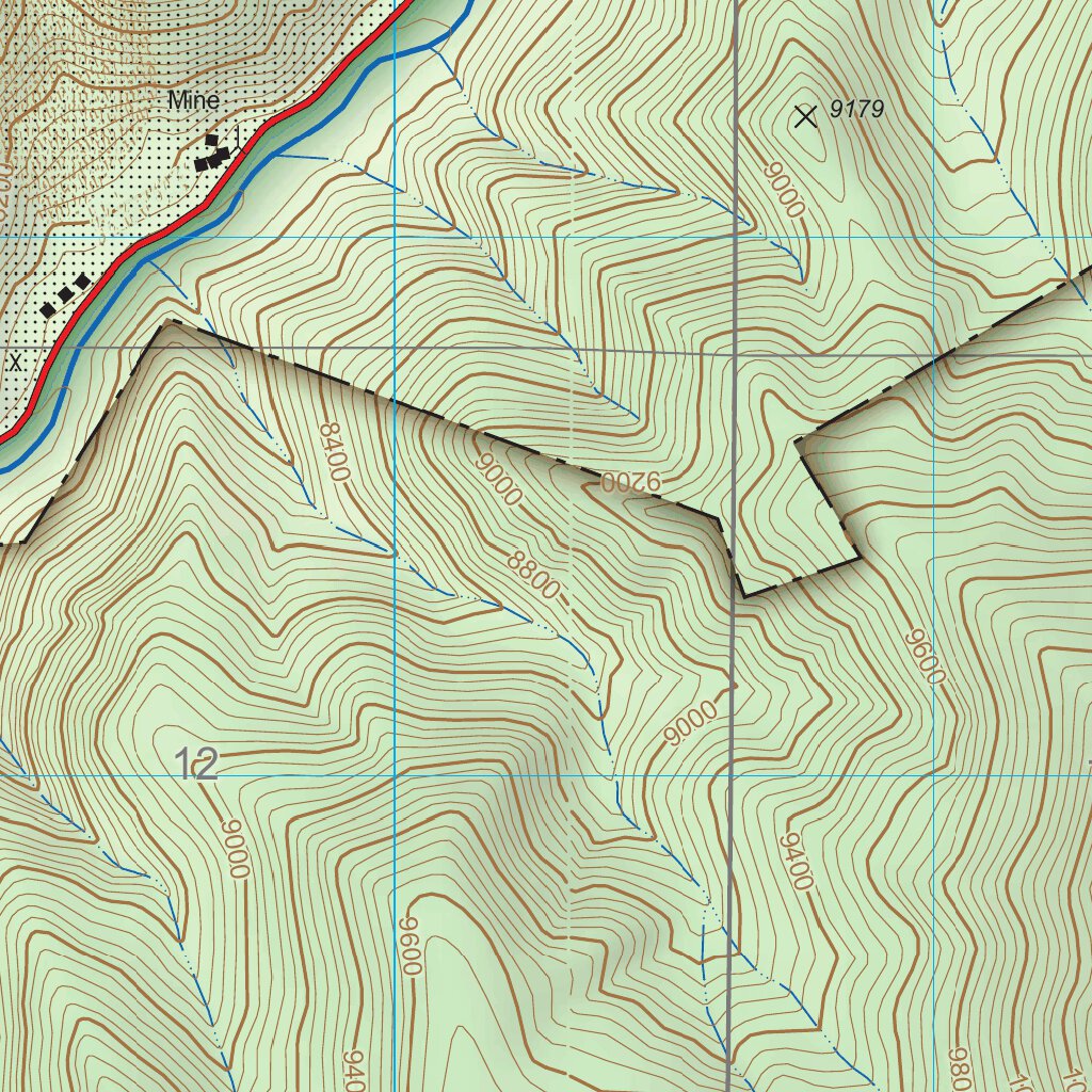 Wheeler Peak, Latir Peak, Columbine Hondo Wildernesses Map by US Forest ...
