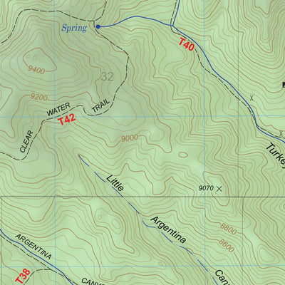 US Forest Service R3 White Mountain Wilderness, Lincoln National Forest digital map
