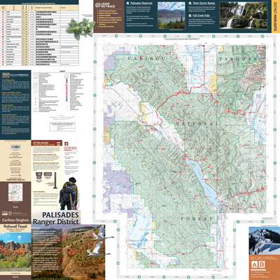 Caribou-Targhee National Forest Visitor Map Palisades Ranger District 2025 Preview 1