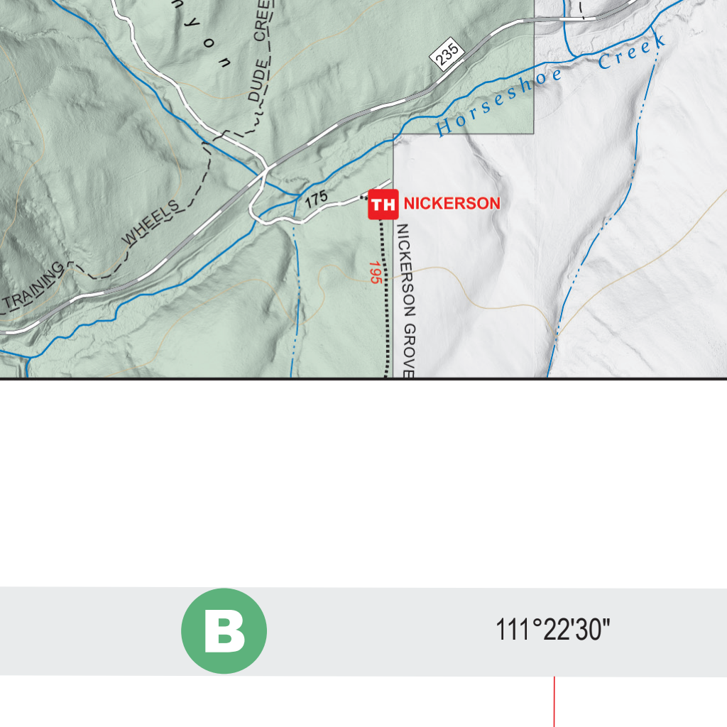 Caribou-Targhee National Forest Visitor Map Teton Basin Ranger District ...