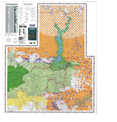 US Forest Service R4 Ashley National Forest Flaming Gorge & Vernal Ranger Districts 1998 digital map