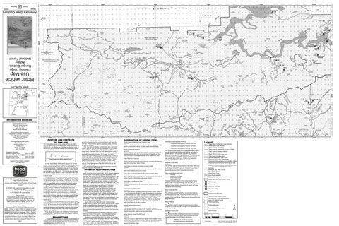 Ashley NF Flaming Gorge Front West Motor Vehicle Use Map 2025 Preview 1